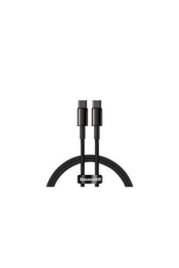 Baseus Data cable Baseus Tungsten Gold CATWJ-01, Fast Charging, USB Type-C - USB Type-C, 100W, 1m