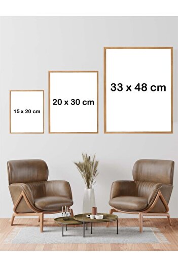 Hagen Duvar Tablosu Çerçeve Görünümlü Mutfak Tablosu 3 lü Tablo Modern Tablo Bohem Tablo Premium Kalite