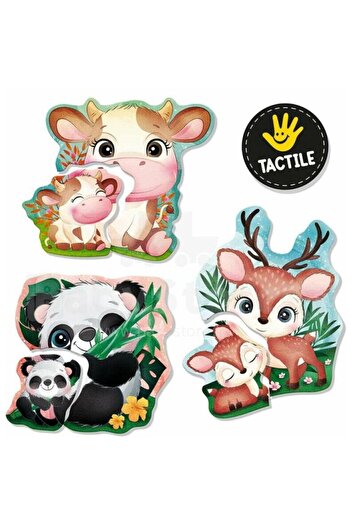 Lisciani Montessori tactile game - Mother and baby