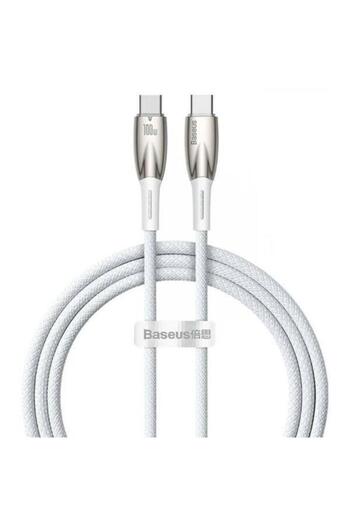 Baseus Cablu de date Baseus Glimmer, USB-C - USB-C, 1m, 100W