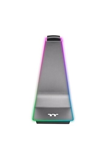 THERMALTAKE Thermaltake Premium Argent HS1 headset stand, RGB lighting (Silver)