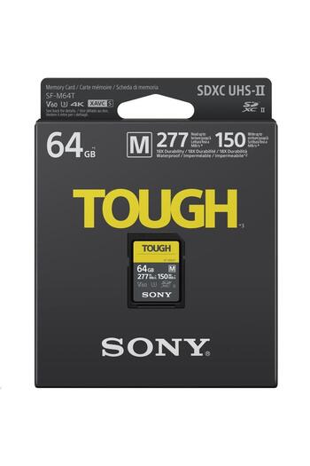 Sony Memory card, Sony, SDXC Sony SF-M Tough 64 GB CL10 U3 V60 (SFM64T.SYM)