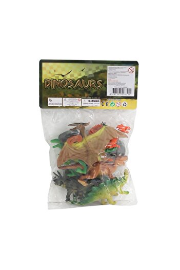 Gülce Design Girl's Toy Kzl-Kl5-006Abc Pvc Dinosaur Animal Set -Kizilkaya Toy Educational