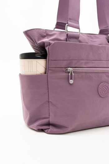 H&D COLLECTİON Waterproof Fabric Very Useful 7 Compartments Lightweight Hand and Shoulder Bag 4003