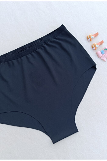 siyalife Chiloți slip bikini pentru femei, cu talie înaltă, din Lycra, fără sudură, tăiat cu laser, fără marcaj