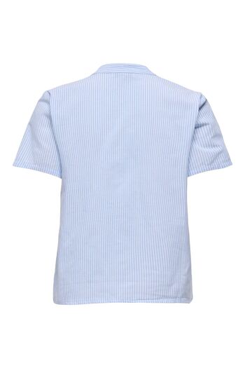 ONLY Top Normal geschnitten Mandarin Kragen Voluminöser Armschnitt Top