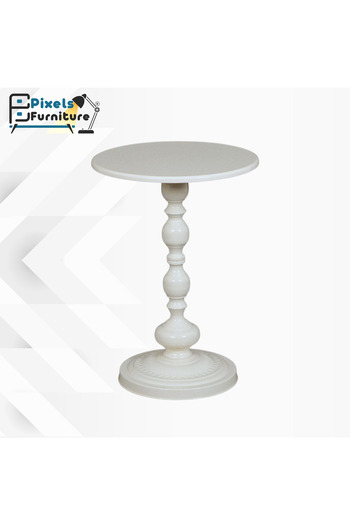 PixelsFurniture طاولة جانبية معدنية من بكسل الأثاث للأريكة والسرير، طاولة بقواعد معدنية صلبة
