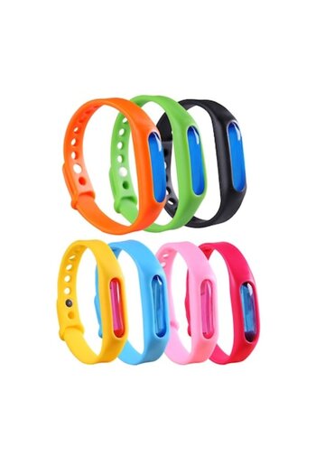 OEM Set 7 bracelets for children against mosquitoes and insects, resistant to dust and impacts
