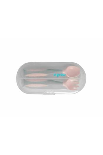 U-Grow U-Grow UG-218PK Spoon and Fork Set, Pink