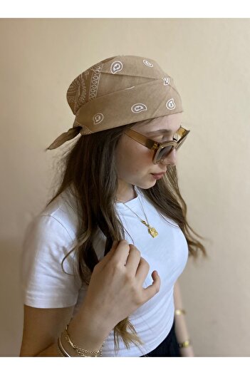 sema aksesuar Unisex Ethnic Patterned Bandana - Summer Hair Accessory - Scarf - Gift