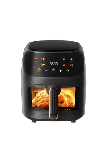 Razo FRITEUZA CU AER CALD , RAZO AIRFRYER, 2400W , 8L , 8 PROGRAME , TEMPERATURA AJUSTABILĂ, NEGRU