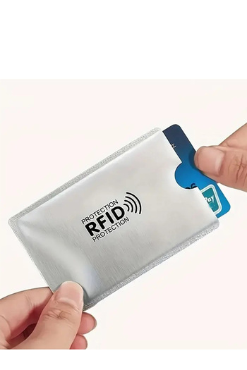 Filmaldım Credit Card Card Magnetic Protection Case White - Anti-Theft - 2 Pieces