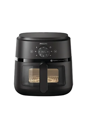Philips 1700W 2000 Series Unique RapidAir Technology Air Fryer Black 6.2 Liter