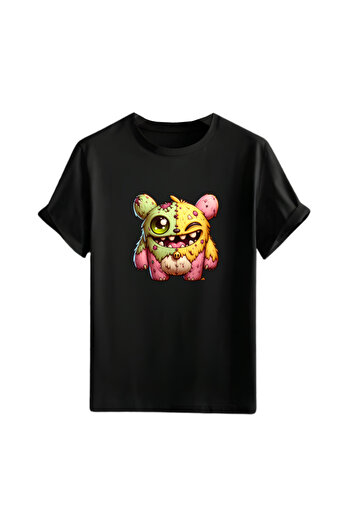 Gölge Store Animation Character Printed Oversize Unisex T-Shirt