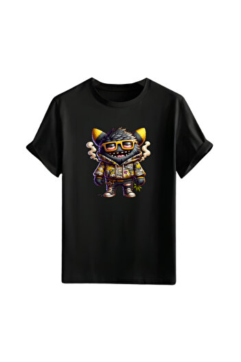 Gölge Store Animation Character Printed Oversize Unisex T-Shirt