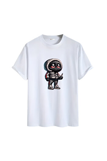 Gölge Store Animation Character Printed Oversize Unisex T-Shirt