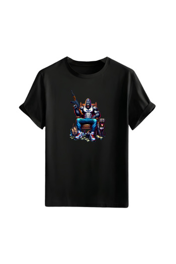Gölge Store Animation Character Printed Oversize Unisex T-Shirt