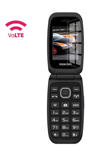 MAXCOM Comfort MM828 Dual SIM, 4G Phone - Blue, 2.4" Display, USB Type-C, 1200mAh Battery