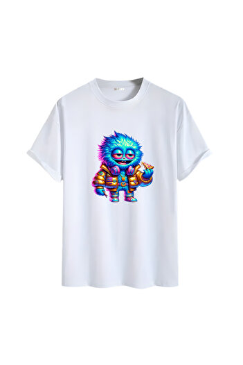 Gölge Store Animation Character Printed Oversize Unisex T-Shirt