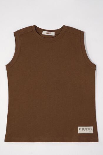 zepkids Sport Wear Armband Brown Color Boy Capri Suit