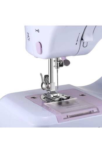 SIKS K1127 SIKS Sewing Machine, 12 Stitch Types, Power Supply Plug or Batteries, Accessories Included
