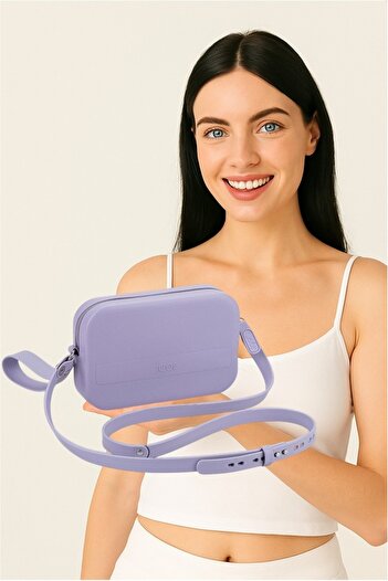 IGOR Ane Women's 13X20 Shoulder and Hand Bag with Strap, Malva Lilac
