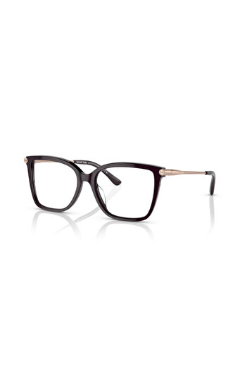Michael Kors Woman Square Eyeglasses- Mk 4101u - Lense Size:53mm - Cordovan