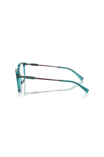 Armani Exchange Woman Pillow Eyeglasses- Ax 3113 - Lense Size:54mm - Shiny Transparent Brown
