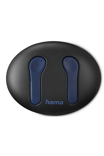 Hama Casti True Wireless Hama Spirit Unchained, Bluetooth, Microfon (Negru/Albastru)