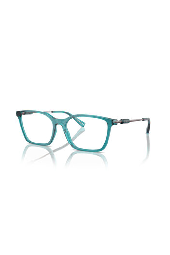 Armani Exchange Woman Pillow Eyeglasses- Ax 3113 - Lense Size:54mm - Shiny Transparent Brown
