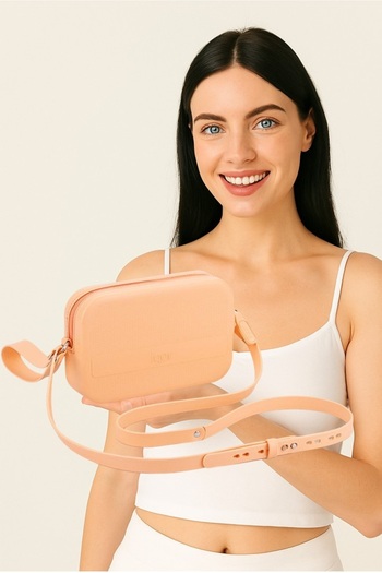 IGOR Ane Women's 13X20 Shoulder and Hand Bag with Strap Apricot Apricot