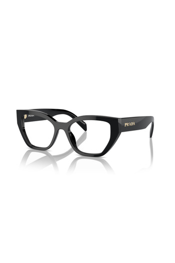 Prada Woman Irregular Eyeglasses- Pr A16v - Lense Size:53mm - Black