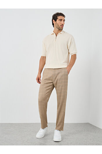 Take Two By Styli Checked Slant Pocket Suit Pants