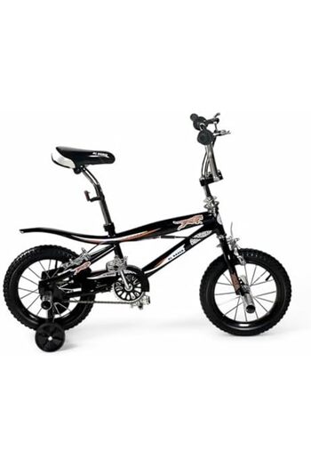 ALBADER Cobra Kids Bike, 14-Inch Size Bicycle With Training Wheels, Freestyle Kids Bike, Two Seats