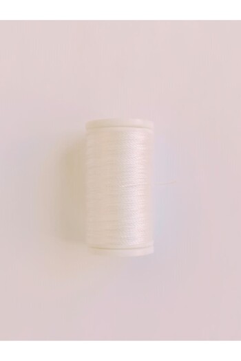 Eskişehir hobi sanat Σχοινί χάντρες προσευχής 0,45 mm 30 μέτρα Λευκό χρώμα