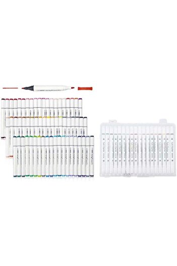 huitich Acrylic 60-Color Marker Set