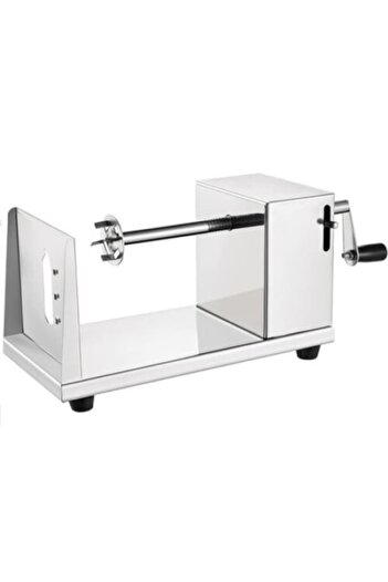 WTO WTO® Manual Potato Slicer, Tornado Potato Chip Spiral Cutter, 3 in 1 Made of Stainless Steel