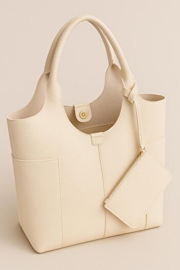 Timeless Premium Leather Look Multi-Eye Women's Shoulder and Hand Bag (Wallet Gift)