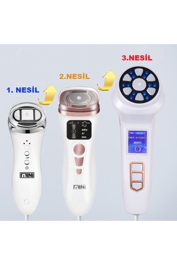 Mini Hifu Hifu 3 Yüz Sıkılaştırma Germe Cihazı Kırışıklık Leke Giderme Aleti Anti Aging Yaşlanma Karşıtı