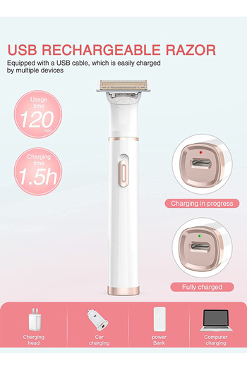 sharpdo Women's Shaver 5 in 1 Set, Bikini Leg Hair Trimmer