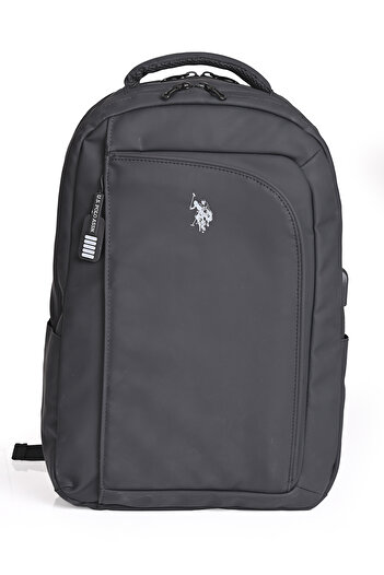U.S. Polo Assn. U.S. Polo Assn. Black Laptop Backpack Plevryd2357 – Waterproof, Casual and Office Use