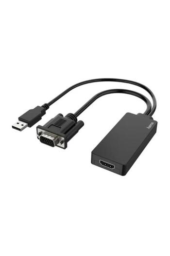 Hama Adapter VGA + USB - HDMI HAMA 200342 (Black)