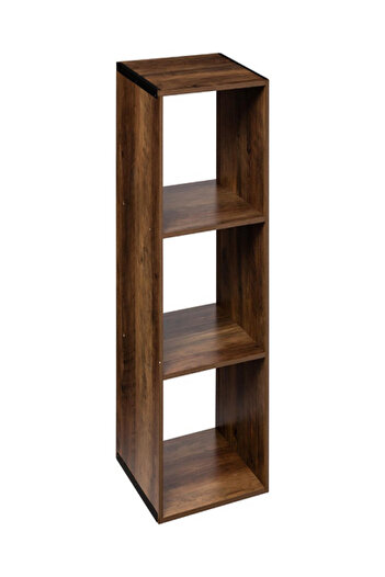 Five Simply Smart 3-Compartment Mix N Modul Wooden Storage Shelf