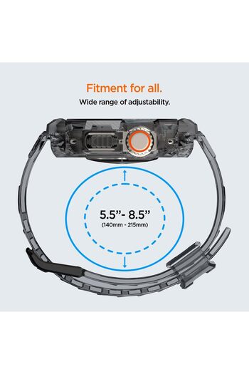 Spigen Spigen Rugged Armor Pro for Apple Watch Ultra 2 /Apple Watch Ultra 49mm Case with Band Space Crystal