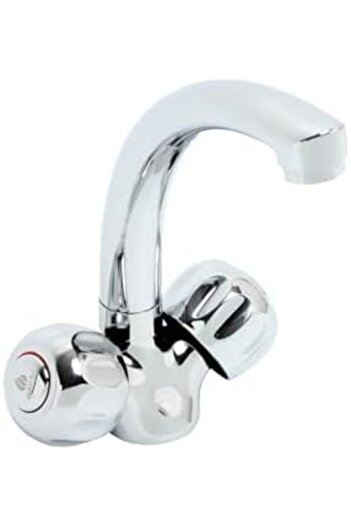 GENERAL Standard Hot/Cold Sink Mixer Faucet Aqua Model from Wahaj - Stainless Steel