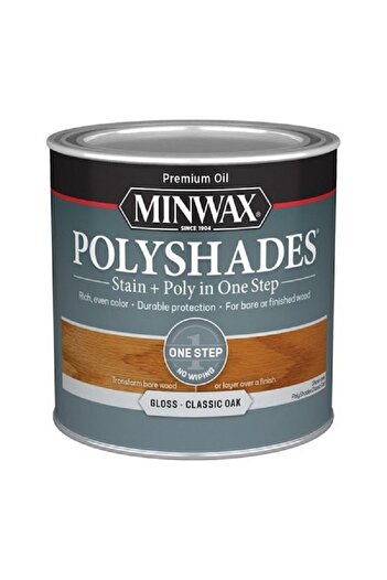 Minwax Premium Oil Polyshades Gloss Wood Stain Classic