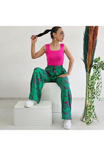 6 butik altı üstü butik New Season Viscose Trousers with Pockets