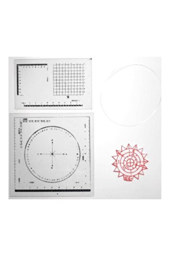 SINGLE SWORD Professional Minkale Map Measuring Ruler Set Military Minkale Set