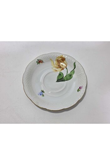 HEREND 734 Hand Painting Porcelain Tea Cup Saucer (003)