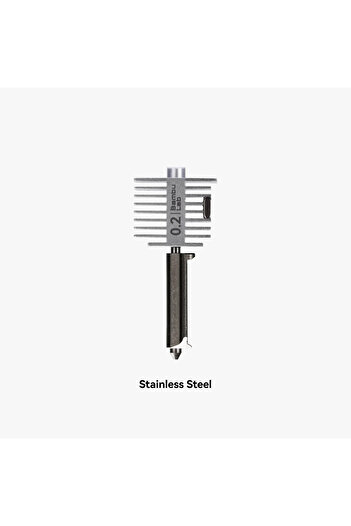 Bambu Lab Hotend with stainless steel nozzle, Bambu Lab, 0.2mm, for Bambu Lab A1 and A1 Mini